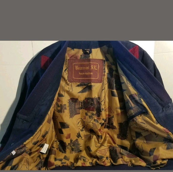 Vintage Men's Suede BlazerJacket - Picture 2 of 5